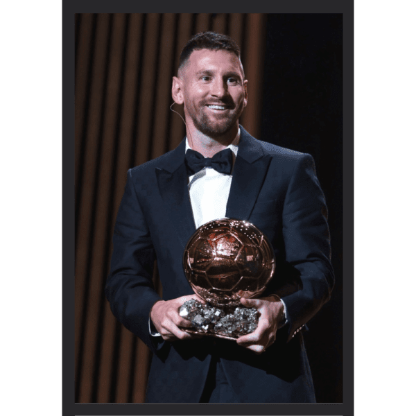 Leo Messi With 8th Ballon d'or
