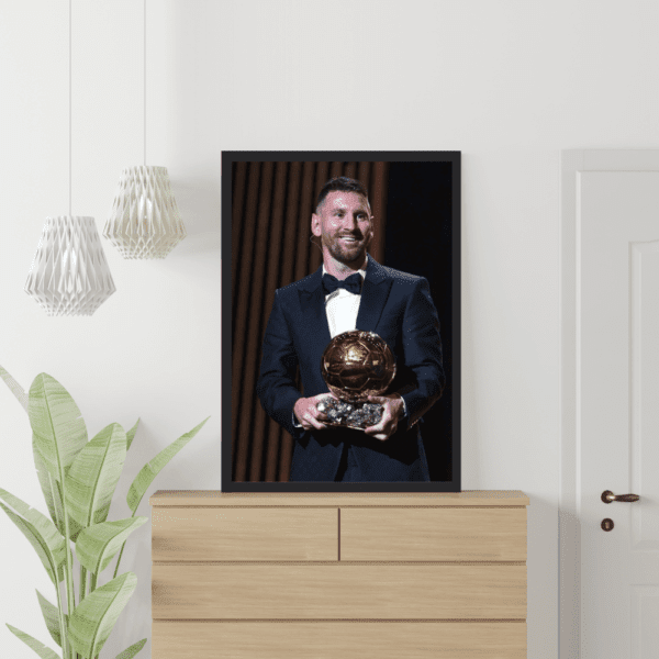 Leo Messi With 8th Ballon d'or - Image 3