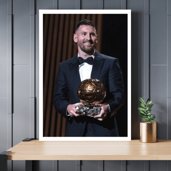 Leo Messi With 8th Ballon d'or - Image 2