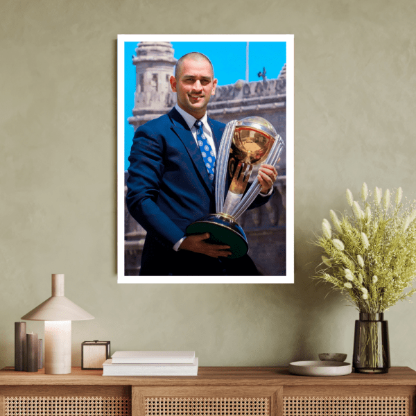 MS Dhoni ICC World Cup Trophy - Image 2