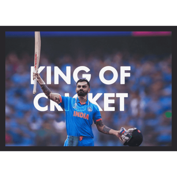 Virat Kohli King of Cricket frame
