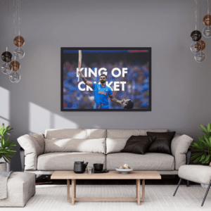 Virat Kohli King of Cricket frame