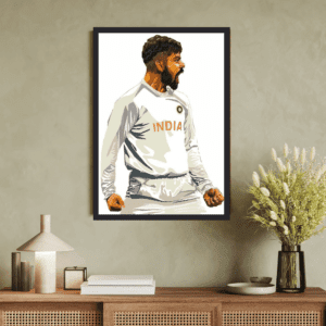 Virat Kohli Art (aggression) frame