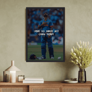 Virat Kohli (here to write my own script) frame