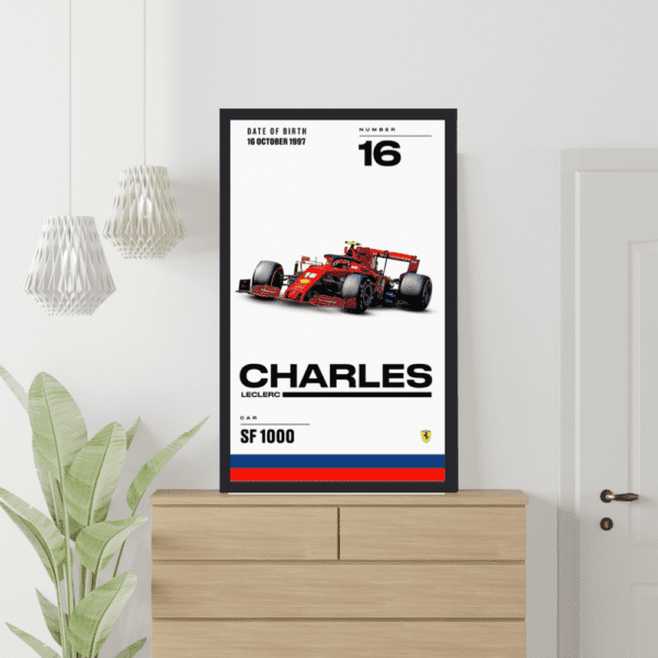 Charles Leclerc F1 Frame - Image 3