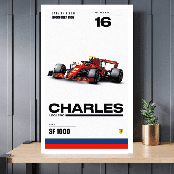 Charles Leclerc F1 Frame - Image 2