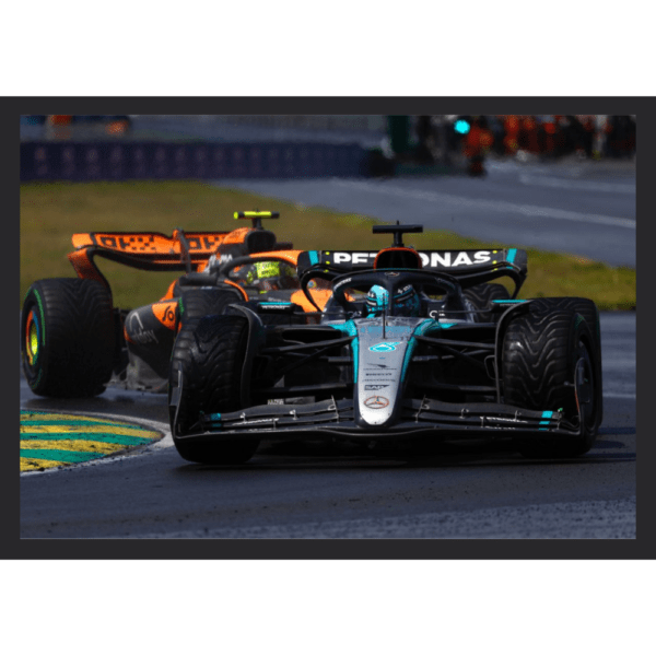 F1 Car MONACO GP 2024 Frame A4- Size