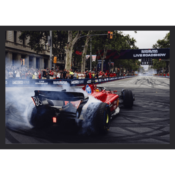 F1 Car MONACO GP 2024 Frame A4- Size