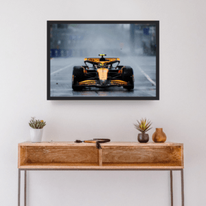 F1 Car MONACO GP 2024 Frame A4- Size