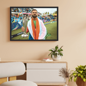 Virat Kohli trophy celebration in Barbados stadium Frame (T20 World Cup 2024)
