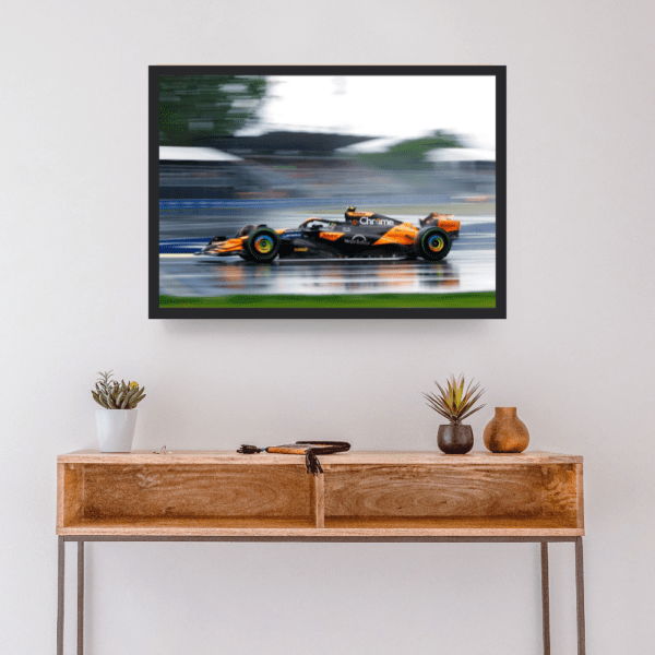 F1 Car MONACO GP 2024 Frame A4- Size - Image 2