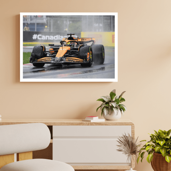 F1 Car MONACO GP 2024 Frame A4- Size - Image 3