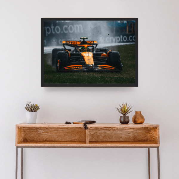 F1 Car MONACO GP 2024 Frame A4- Size - Image 3