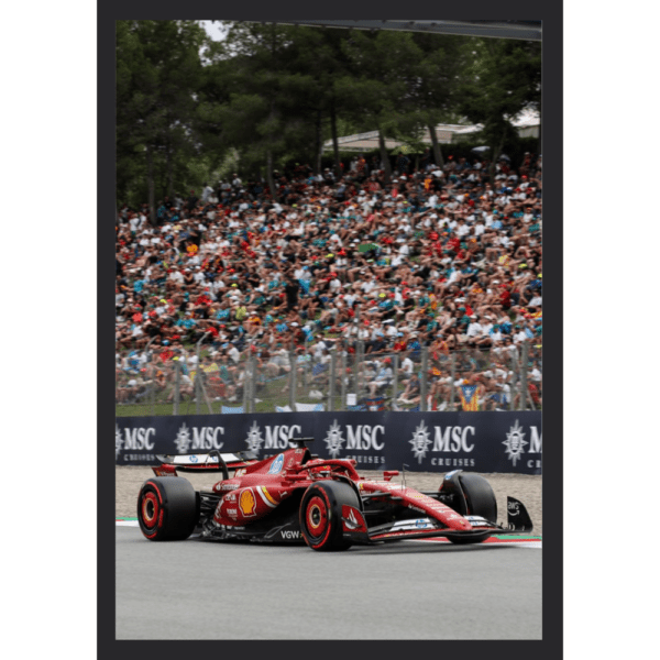 F1 Car MONACO GP 2024 Frame A4- Size
