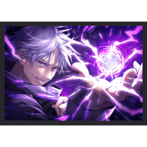 Jujutsu Kaisen Purple Fire Frame