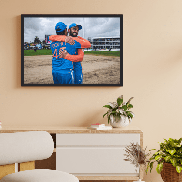 Virat Kohli and Rohit Sharma hugging Frame (T20 World Cup 2024) - Image 3