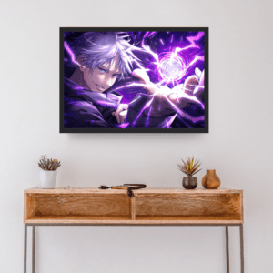 Jujutsu Kaisen Purple Fire Frame