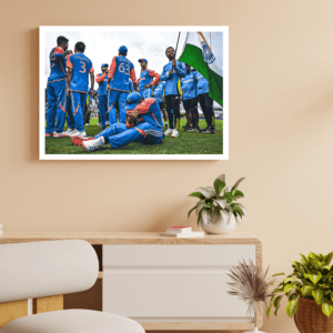 Team India Emotional Moment after Winning T20 World Cup Frame (T20 World Cup 2024)