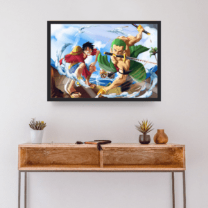 One Piece Zoro vs Luffy Frame