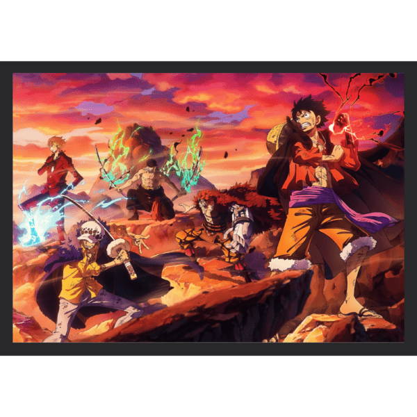 One piece character frame