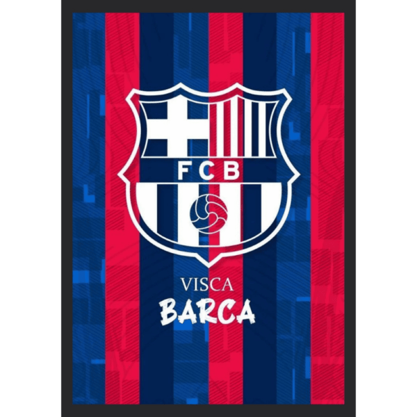 Barcelona White Themed Logo Frame