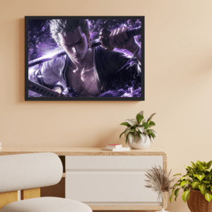 Roronoa zoro purple Frame