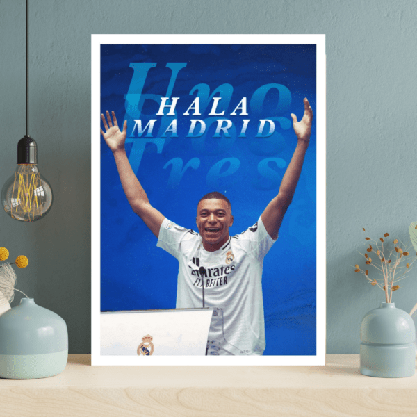Kylian Mbappé Hala Madrid Frame - Image 3