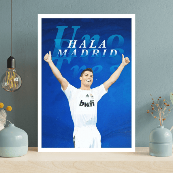 Cristiano Ronaldo Presentation Hala Madrid Frame - Image 2