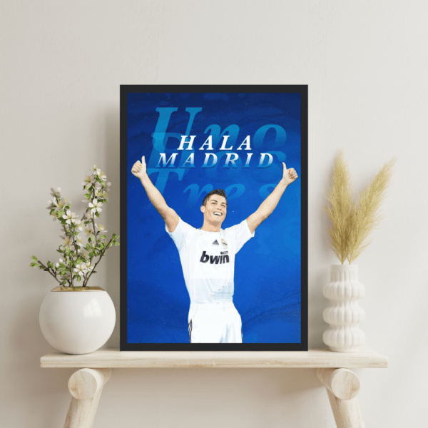 Cristiano Ronaldo Presentation Hala Madrid Frame - Image 3