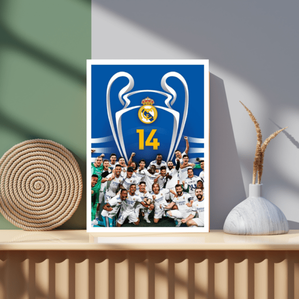 Real Madrid 14 Champions league Frame - Image 3