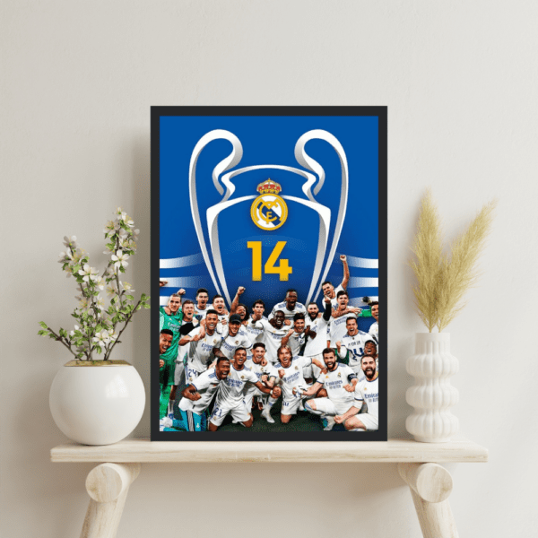 Real Madrid 14 Champions league Frame - Image 2