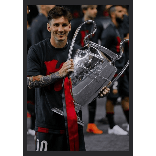 Lionel Messi won 3rd Champions League Frame