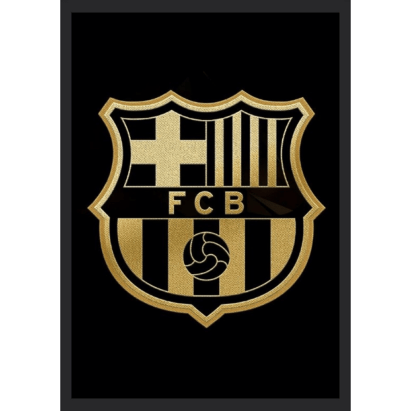 CF Barcelona Logo (Gold) Frame