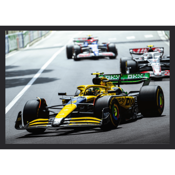 F1 Car MONACO GP 2024 Frame A4- Size