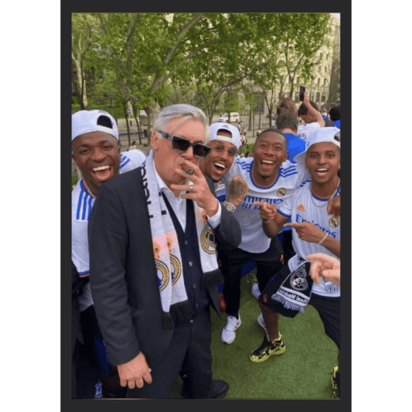 Carlo Ancelotti Celebration Frame
