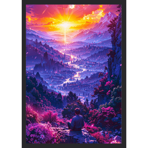 Anime beautiful scene frame