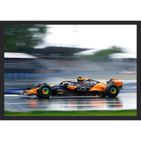 F1 Car MONACO GP 2024 Frame A4- Size