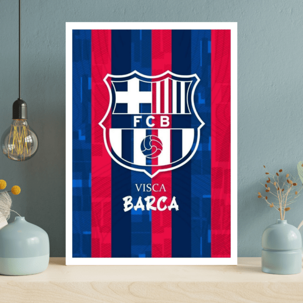 Barcelona White Themed Logo Frame - Image 3