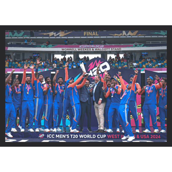 Team India Celebration T20 World Cup Trophy Frame (T20 World Cup 2024)