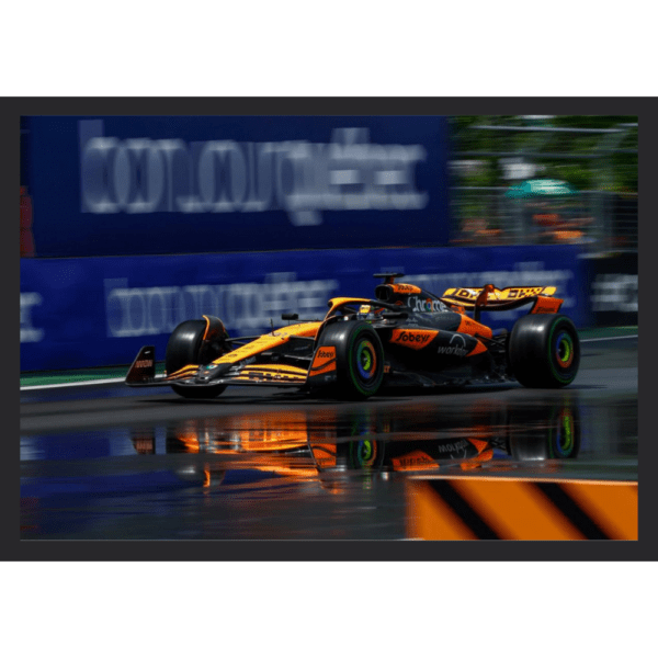 F1 Car MONACO GP 2024 Frame A4- Size