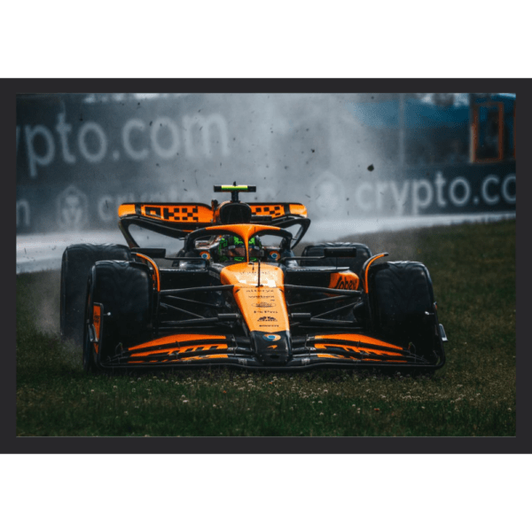 F1 Car MONACO GP 2024 Frame A4- Size
