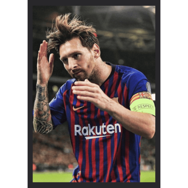 Leo Messi iconic Celebration Frame