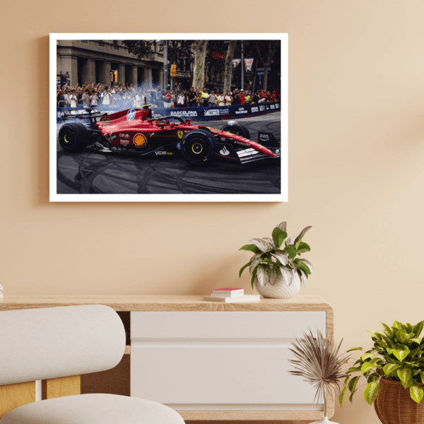 F1 Car MONACO GP 2024 Frame A4- Size - Image 2