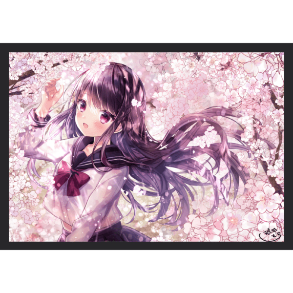 Anime girl pink fantasy Frame