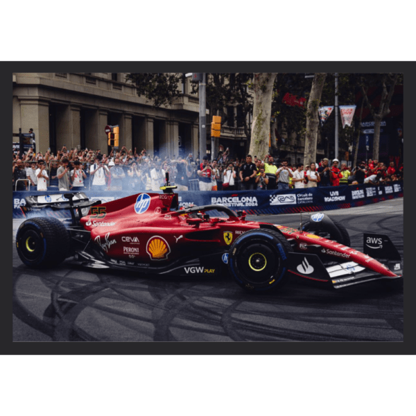 F1 Car MONACO GP 2024 Frame A4- Size