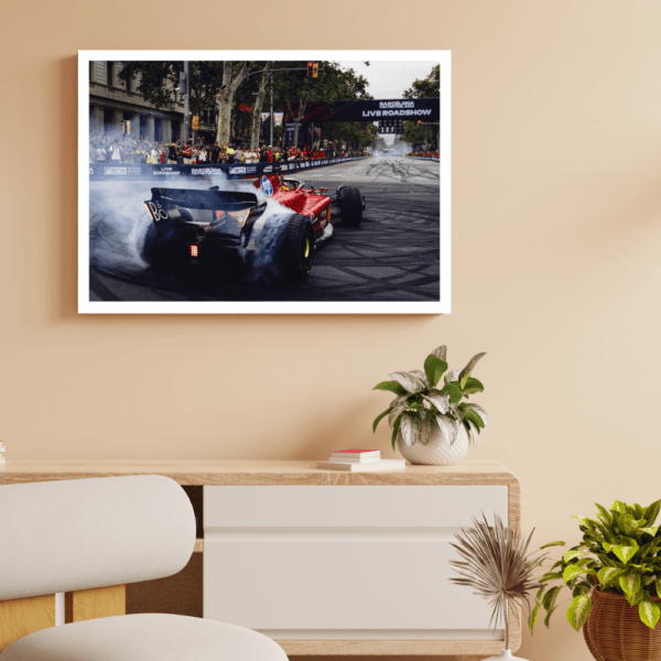 F1 Car MONACO GP 2024 Frame A4- Size - Image 2