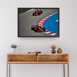 F1 Car MONACO GP 2024 Frame A4- Size