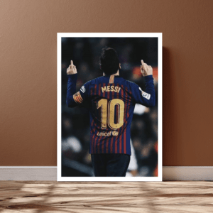 Lionel Messi Iconic Celebration Frame