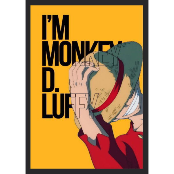 I am monkey d luffy frame