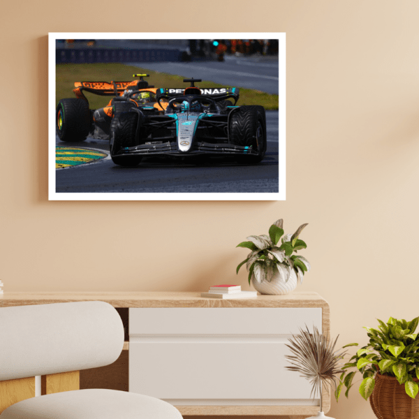 F1 Car MONACO GP 2024 Frame A4- Size - Image 3